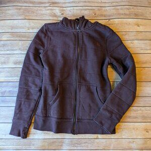 North Face Hoodie Purple Small